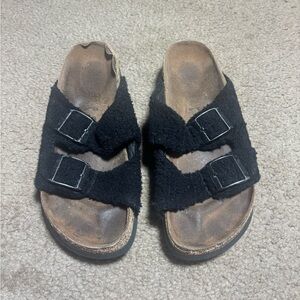 Birkenstock Papilio sherpa sandals women’s size 36/6